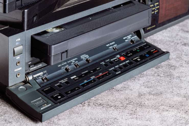 Lettore VHS videocassette