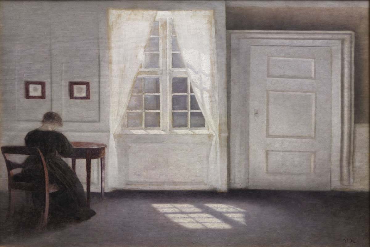 Quadro di Vilhelm Hammershoi