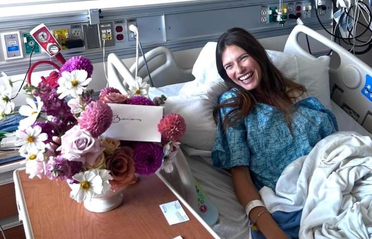 Bianca Balti in ospedale